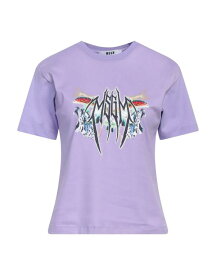 【送料無料】 エムエスジイエム レディース Tシャツ トップス T-shirt Lilac