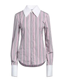 【送料無料】 エムエスジイエム レディース シャツ トップス Striped shirt Pink