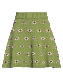 【送料無料】 ケンゾー レディース スカート ボトムス Mini skirt Green