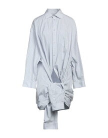 【送料無料】 バレンシアガ レディース シャツ トップス Striped shirt Light grey