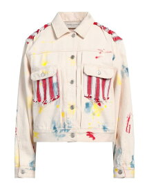 【送料無料】 ゴールデングース レディース ジャケット・ブルゾン デニムジャケット アウター Denim jacket Cream