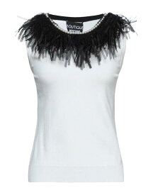 【送料無料】 ブティックモスキーノ レディース ニット・セーター アウター Sleeveless sweater White