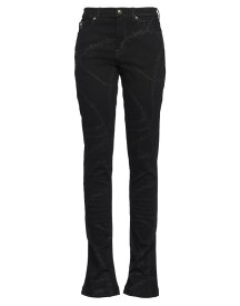 【送料無料】 ヴェルサーチ レディース デニムパンツ ボトムス Bootcut Jeans Black