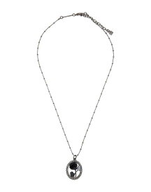 【送料無料】 ディースクエアード レディース ネックレス・チョーカー・ペンダントトップ アクセサリー Necklace Steel grey