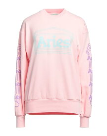 【送料無料】 アリーズ レディース パーカー・スウェット アウター Sweatshirt Light pink