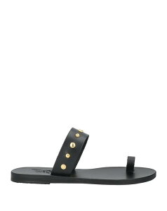 �A���V�G���g�O���[�N�T���_�� ���f�B�[�X �V���[�Y �\���O�E�T���_�� ANCIENT GREEK SANDALS Black �u���b�N