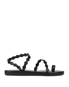�A���V�G���g�O���[�N�T���_�� ���f�B�[�X �V���[�Y �\���O�E�T���_�� ANCIENT GREEK SANDALS Black �u���b�N