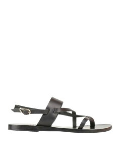 �A���V�G���g�O���[�N�T���_�� ���f�B�[�X �V���[�Y �\���O�E�T���_�� ANCIENT GREEK SANDALS Black �u���b�N