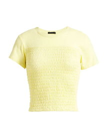 【送料無料】 エーティーエム レディース Tシャツ トップス T-shirt Yellow