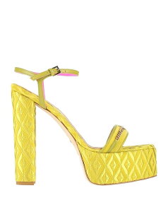 �G���U�x�b�^�t�����L ���f�B�[�X �V���[�Y �T���_�� ELISABETTA FRANCHI �T���_�� Lime Green ���C��