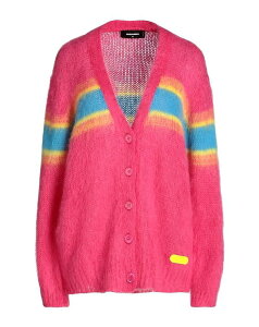 �f�B�[�X�N�G�A�[�h ���f�B�[�X �A�E�^�[ �J�[�f�B�K�� DSQUARED2 Fuchsia �t���[�V��
