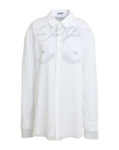 �W�����|�[�� �S���`�G ���f�B�[�X �g�b�v�X �V���c JEAN PAUL GAULTIER White �z���C�g