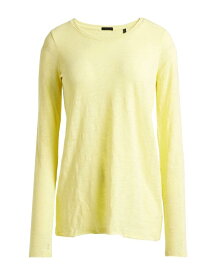 【送料無料】 エーティーエム レディース Tシャツ トップス T-shirt Light yellow