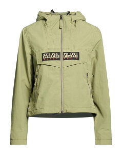 �i�p�s�� ���f�B�[�X �A�E�^�[ �W���P�b�g�E�u���]�� NAPAPIJRI Military Green �O���[��