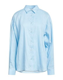 【送料無料】 トラサルディ レディース シャツ トップス Linen shirt Sky blue