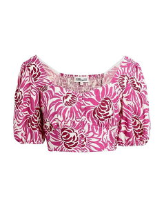�_�C�A�� �t�H�� �t�@�X�e���o�[�O ���f�B�[�X �g�b�v�X �V���c DIANE VON FURSTENBERG Fuchsia �t���[�V��