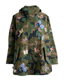 【送料無料】 ヴァレンティノ レディース コート アウター Coat Military green