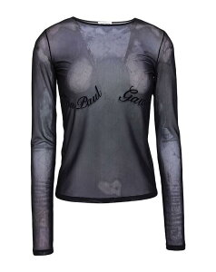 �W�����|�[�� �S���`�G ���f�B�[�X �g�b�v�X �V���c JEAN PAUL GAULTIER Black �u���b�N