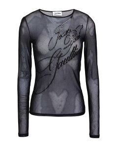 �W�����|�[�� �S���`�G ���f�B�[�X �g�b�v�X �V���c JEAN PAUL GAULTIER Black �u���b�N