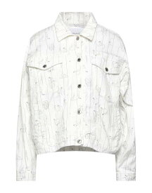 【送料無料】 アリーニ レディース ジャケット・ブルゾン アウター Denim jacket White