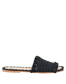 【送料無料】 マネビ レディース サンダル シューズ Sandals Black