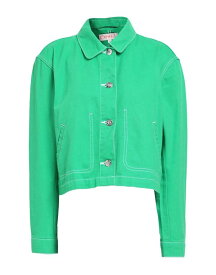 【送料無料】 オンリー レディース ジャケット・ブルゾン アウター Denim jacket Green