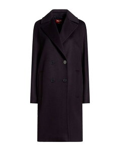�}�b�N�X�}�[�� ���f�B�[�X �A�E�^�[ �R�[�g MAX MARA STUDIO Navy �l�C�r�[