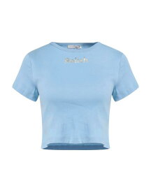 【送料無料】 レリッシュ レディース Tシャツ トップス T-shirt Sky blue