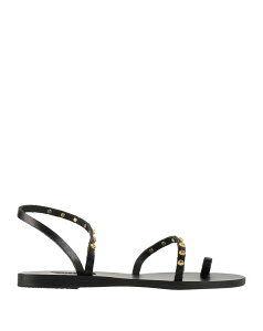 �A���V�G���g�O���[�N�T���_�� ���f�B�[�X �V���[�Y �\���O�E�T���_�� ANCIENT GREEK SANDALS Black �u���b�N