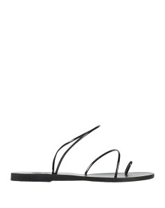 �A���V�G���g�O���[�N�T���_�� ���f�B�[�X �V���[�Y �\���O�E�T���_�� ANCIENT GREEK SANDALS Black �u���b�N