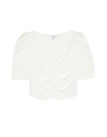 【送料無料】 トップショップ レディース シャツ トップス Solid color shirts & blouses White