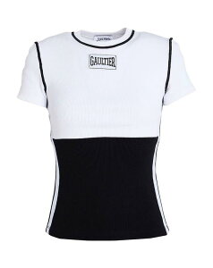 �W�����|�[�� �S���`�G ���f�B�[�X �g�b�v�X T�V���c JEAN PAUL GAULTIER White �z���C�g