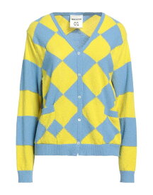 【送料無料】 セミクチュール レディース カーディガン アウター Cardigan Yellow