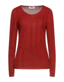 【送料無料】 ティーエスディ12 レディース ニット・セーター アウター Sweater Brick red