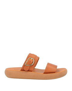 �A���V�G���g�O���[�N�T���_�� ���f�B�[�X �V���[�Y ANCIENT GREEK SANDALS Camel �L������