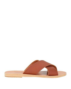 �A���V�G���g�O���[�N�T���_�� ���f�B�[�X �V���[�Y ANCIENT GREEK SANDALS Light Brown �u���E��