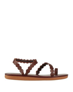 �A���V�G���g�O���[�N�T���_�� ���f�B�[�X �V���[�Y �\���O�E�T���_�� ANCIENT GREEK SANDALS Dark Brown �u���E��