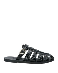 �A���V�G���g�O���[�N�T���_�� ���f�B�[�X �V���[�Y ANCIENT GREEK SANDALS Black �u���b�N