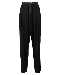 �}�b�N�X�}�[�� ���f�B�[�X �{�g���X �J�W���A���p���c ���C�h�p���c MAX MARA STUDIO Black �u���b�N