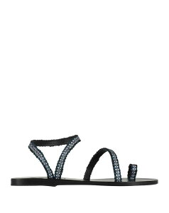 �A���V�G���g�O���[�N�T���_�� ���f�B�[�X �V���[�Y �\���O�E�T���_�� ANCIENT GREEK SANDALS Black �u���b�N