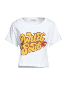 【送料無料】 レリッシュ レディース Tシャツ トップス T-shirt White