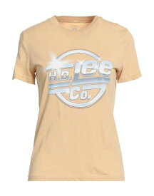 【送料無料】 リー レディース Tシャツ トップス T-shirt Beige