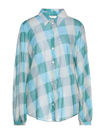 【送料無料】 セミクチュール レディース シャツ トップス Checked shirt Azure