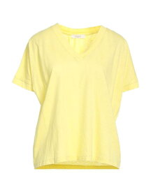 【送料無料】 スローウエア レディース Tシャツ トップス T-shirt Yellow