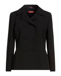 �}�b�N�X�}�[�� ���f�B�[�X �A�E�^�[ �W���P�b�g�E�u���]�� �e�[���[�h�W���P�b�g MAX MARA STUDIO Black �u���b�N