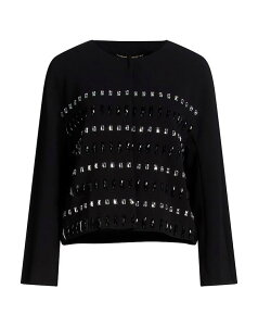 �}�b�N�X�}�[�� ���f�B�[�X �A�E�^�[ �W���P�b�g�E�u���]�� MAX MARA STUDIO Black �u���b�N