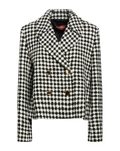 �}�b�N�X�}�[�� ���f�B�[�X �A�E�^�[ �W���P�b�g�E�u���]�� �e�[���[�h�W���P�b�g MAX MARA STUDIO Black �u���b�N