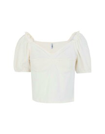 【送料無料】 オンリー レディース Tシャツ トップス T-shirt Ivory