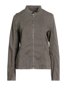 【送料無料】 トラサルディ レディース ジャケット・ブルゾン アウター Biker jacket Khaki