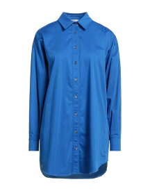 【送料無料】 エディター レディース シャツ トップス Solid color shirts & blouses Blue